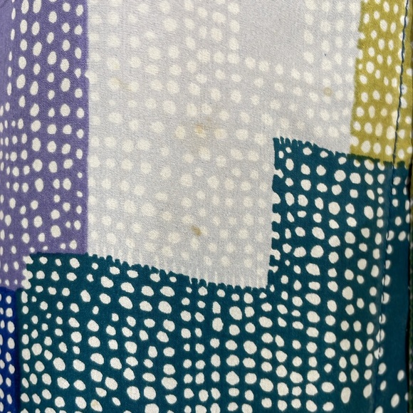 Perry Ellis Portfolio Silk Short Sleeve Button Down 1 Pocket Men Mulicolor Shirt - Picture 5 of 11